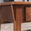 Pemberly Row Wood Coffee Table with Two-Drawer Storage in Russet Finish