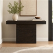 Pemberly Row Console Table in Solid Mango Wood with Barista Brown Finish