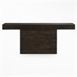 Pemberly Row Console Table in Solid Mango Wood with Barista Brown Finish