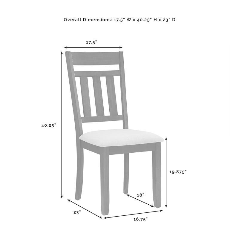Pemberly Row 9-Piece Wood Dining Set in Slate and Cream
