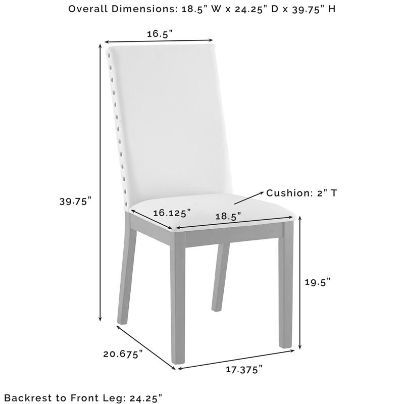 Pemberly Row 9-Piece Wood Dining Set in Slate and Cream