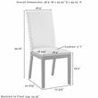 Pemberly Row 9-Piece Wood Dining Set in Slate and Cream