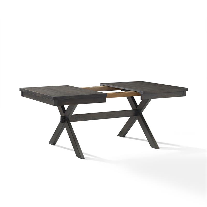 Pemberly Row 9-Piece Wood Dining Set in Slate and Cream