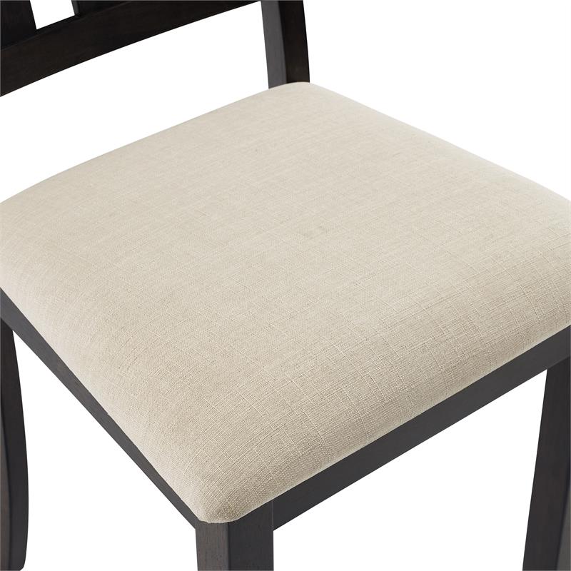 Pemberly Row 9-Piece Wood Dining Set in Slate and Cream