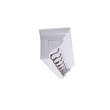 Pemberly Row 8-Hook Mahogany Wood Coat Rack with Shelf in White