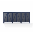 Pemberly Row 3-Piece Media Storage Cabinet Set in Navy