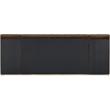 Pemberly Row Brown Velvet King Bed with Natural Wood Base