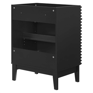Pemberly Row Modern Wood Bathroom Vanity Cabinet with Soft-Close Doors