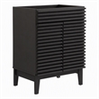 Pemberly Row Modern Wood Bathroom Vanity Cabinet with Soft-Close Doors