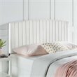 Pemberly Row Full/Queen Channel Tufted Velvet Headboard in White