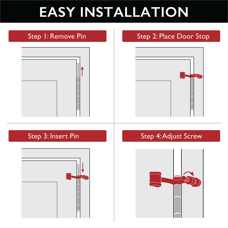 Pemberly Row Jumbo Hinge Pin Door Stop in Oil Rubbed Bronze 10 Pack