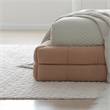 Pemberly Row Upholstered Queen Bed Frame with Tufted Fabric Headboard