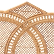 Pemberly Row Nerita Handwoven Rattan Honey Queen Headboard