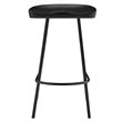 Pemberly Row Concord Backless Wood Counter Stools Set of 2 in Black