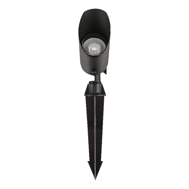 Pemberly Row Outdoor Spot Light 12V Cast Brass Dark Bronze 2.25