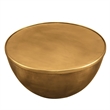 Pemberly Row 32-Inch Metal Storage Coffee Table in Burnished Brass Finish