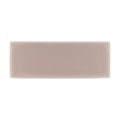 Pemberly Row Backless Acacia Bench with Upholstered Seat in Washed Gray