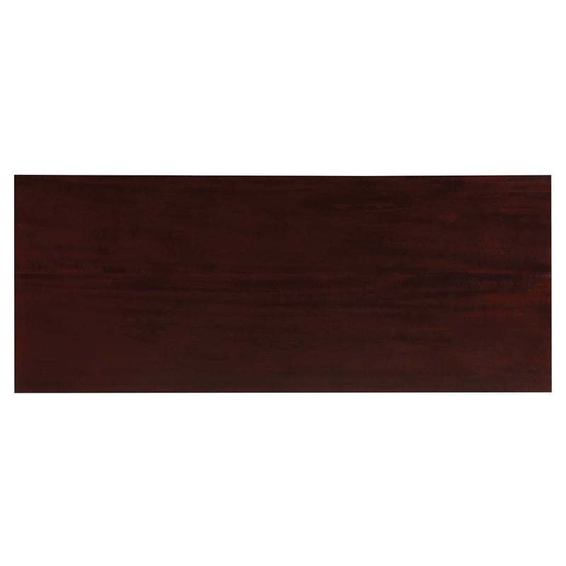 Pemberly Row 3-Shelf Console Table in Espresso Wood Finish