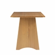 Pemberly Row Solid Pine Wood Dining Table with Honey Finish