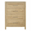 Pemberly Row Stonebrook 4-Drawer Chest in Canyon Oak Finish