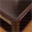 Pemberly Row Solid Wood Coffee Table in Chocolate Cherry Finish