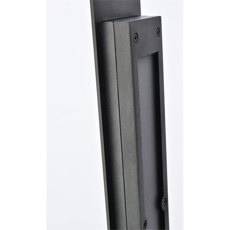 Pemberly Row 1-Light Modern Aluminum LED Wall Sconce in Black