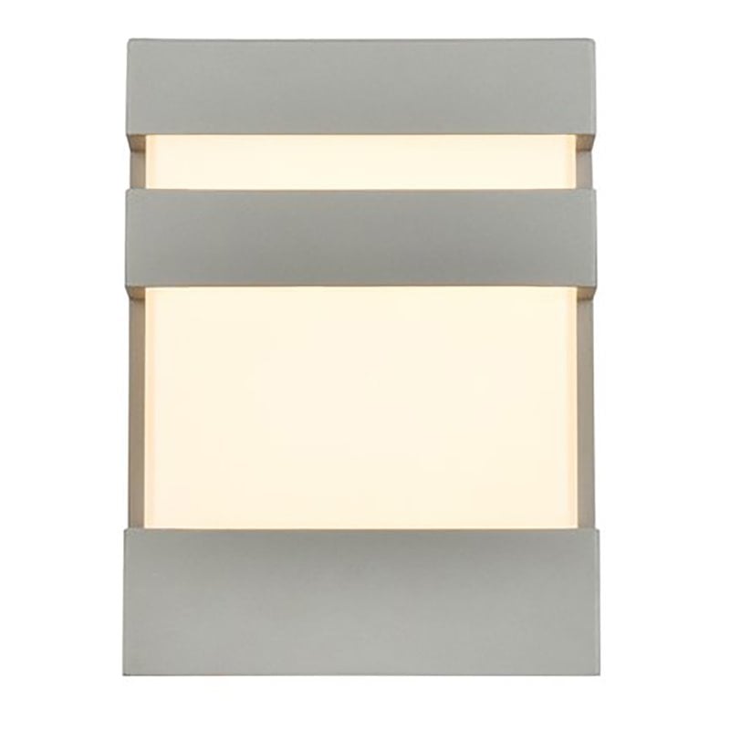Pemberly Row 1-Light Modern Aluminum LED Wall Sconce in Silver