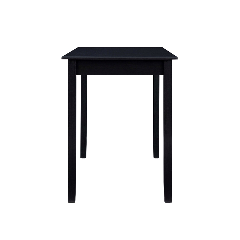 Pemberly Row Tavern Table in Solid Acacia Wood with Charcoal Gray Finish