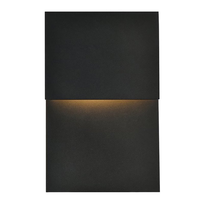 Pemberly Row 1-Light LED Wall Sconce in Black Finish with 7-in Design