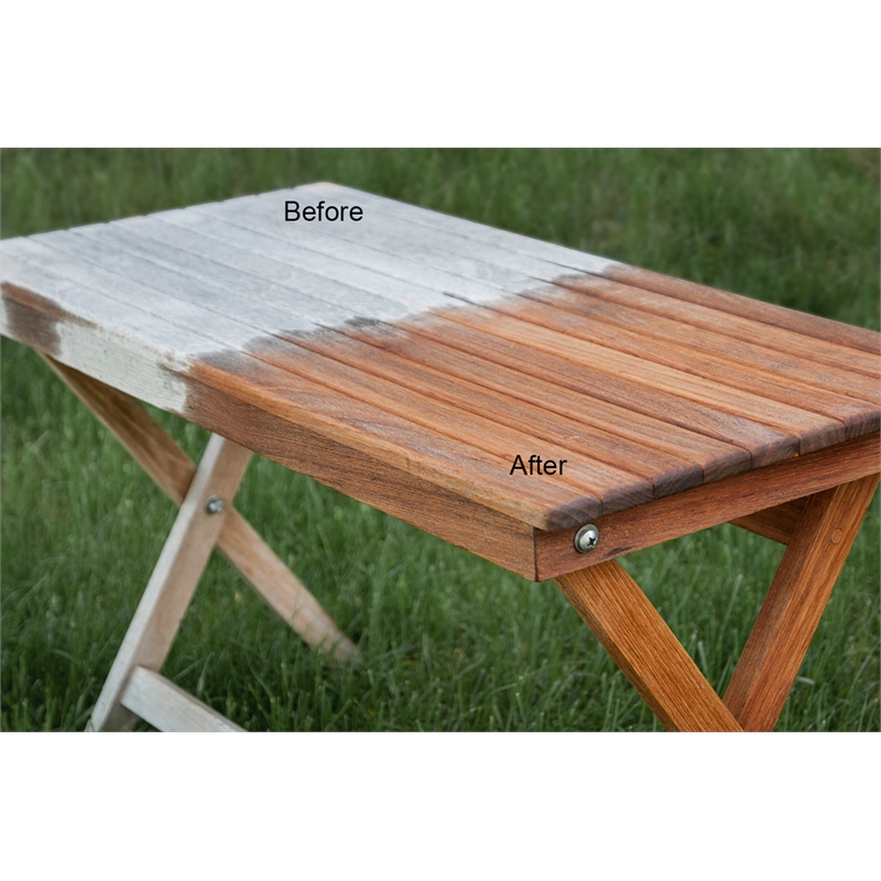 Pemberly Row Teak Maintenance Oil for Restoring Teak Finish in Brown
