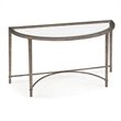 Beaumont Lane Tempered Glass Antique Silver Console Table Rectangular 50