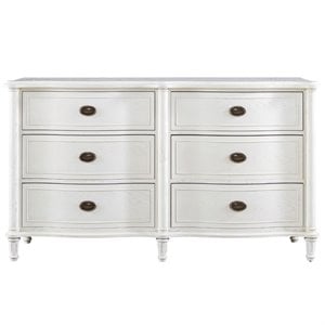Beaumont Lane Oak Cotton Dresser Rectangular Distressed 36&quot H x 64&quot W x 20&quot D