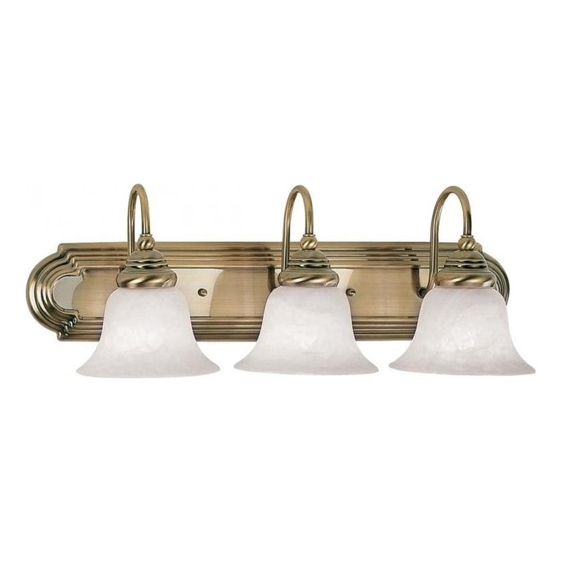 Beaumont Lane 3 Light Bath Light in Antique Brass