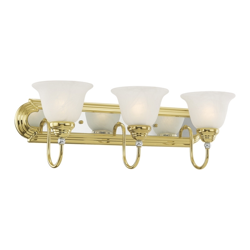 Beaumont Lane 3 Light Bath Light in Polished Brass and Chrome