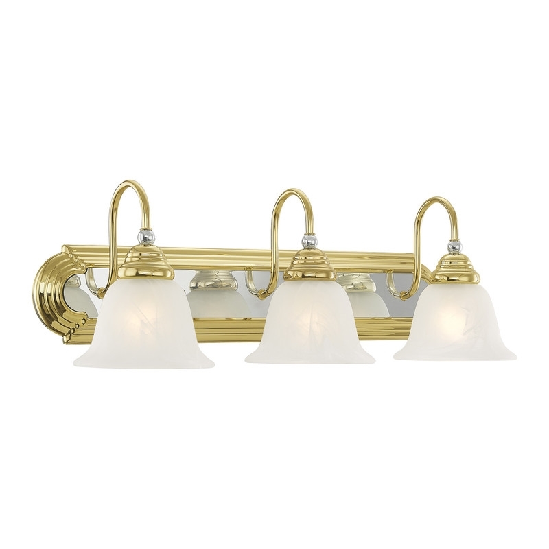 Beaumont Lane 3 Light Bath Light in Polished Brass and Chrome