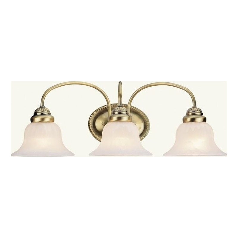 Beaumont Lane 3 Light Bath Light in Antique Brass