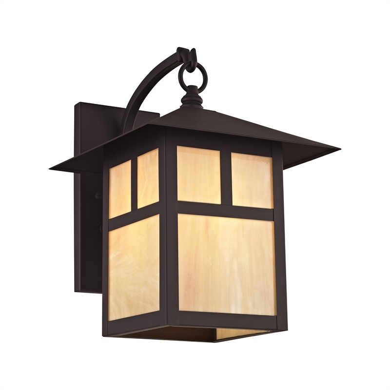 Beaumont Lane Outdoor Wall Lantern in Bronze