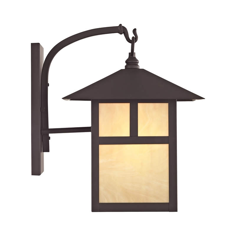 Beaumont Lane Outdoor Wall Lantern in Bronze