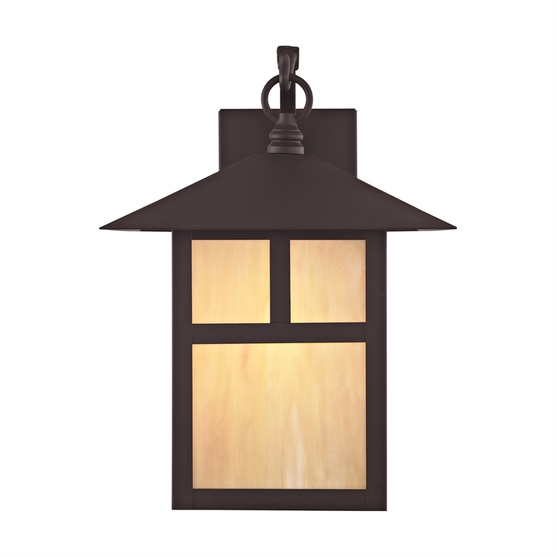 Beaumont Lane Outdoor Wall Lantern in Bronze