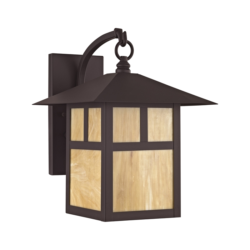 Beaumont Lane Outdoor Wall Lantern in Bronze