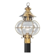 Beaumont Lane Outdoor Post Head in Flemish Brass