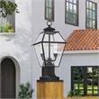 Beaumont Lane 2 Light Outdoor Post Head in Black