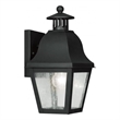 Beaumont Lane Outdoor Wall Lantern in Black
