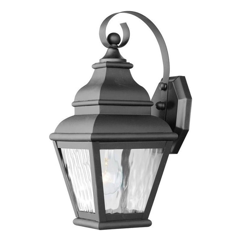Beaumont Lane Outdoor Wall Lantern in Black
