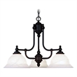 Beaumont Lane 3 Light Chandelier in Black