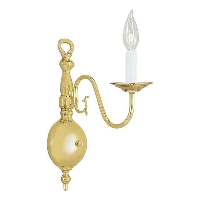 Beaumont Lane Wall Sconce in Polished Brass
