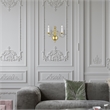 Beaumont Lane 2 Light Wall Sconce in Polished Brass
