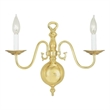 Beaumont Lane 2 Light Wall Sconce in Polished Brass