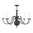 Beaumont Lane 8 Light Chandelier in Bronze