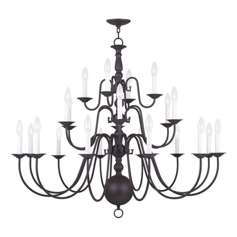 Beaumont Lane 22 Light Chandelier in Bronze